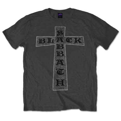Black Sabbath Cross Mens T Shirt