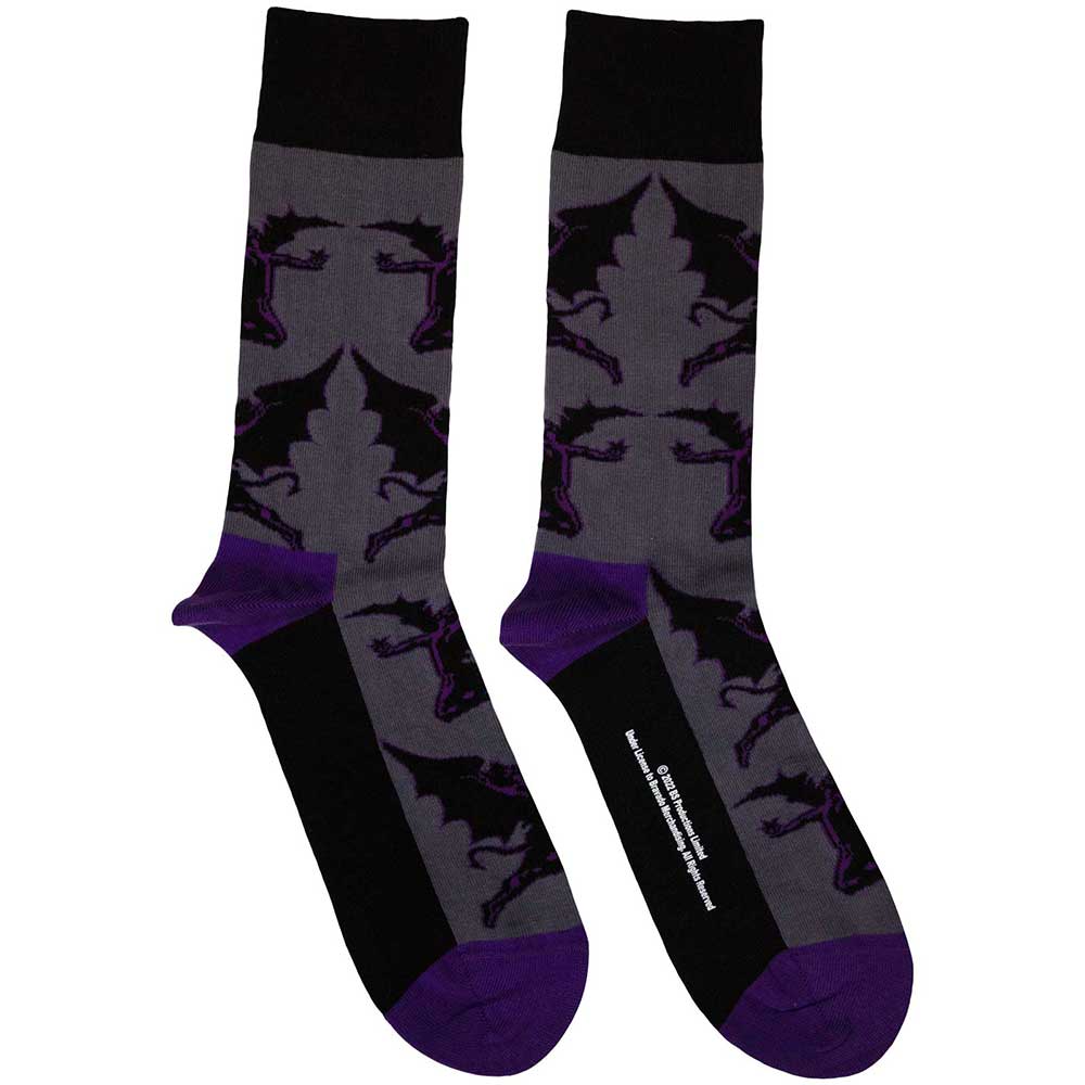 Black Sabbath Demons Socks Black