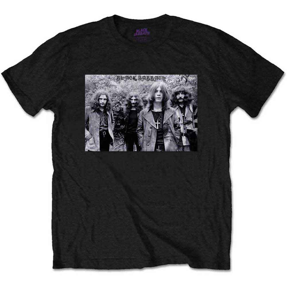 Black Sabbath Group Shot Mens T Shirt