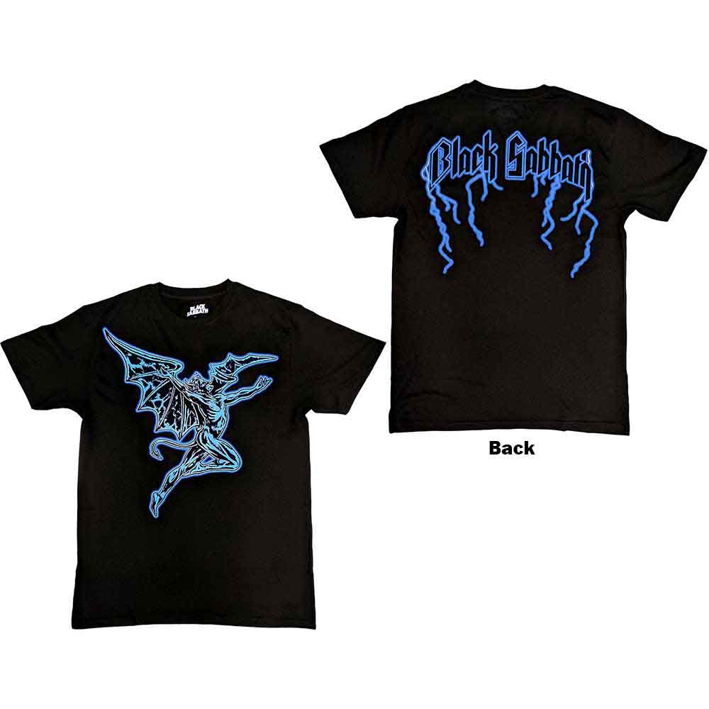 Black Sabbath Lightning Henry Mens T Shirt
