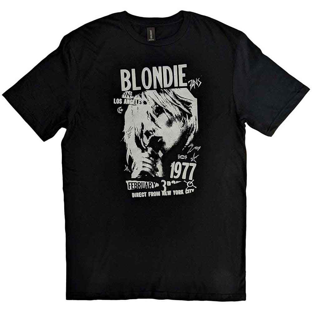 Blondie 1977 Vintage Mens T Shirt