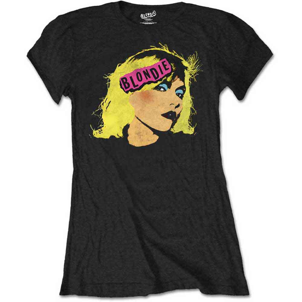 Blondie Punk Logo Womens T Shirt
