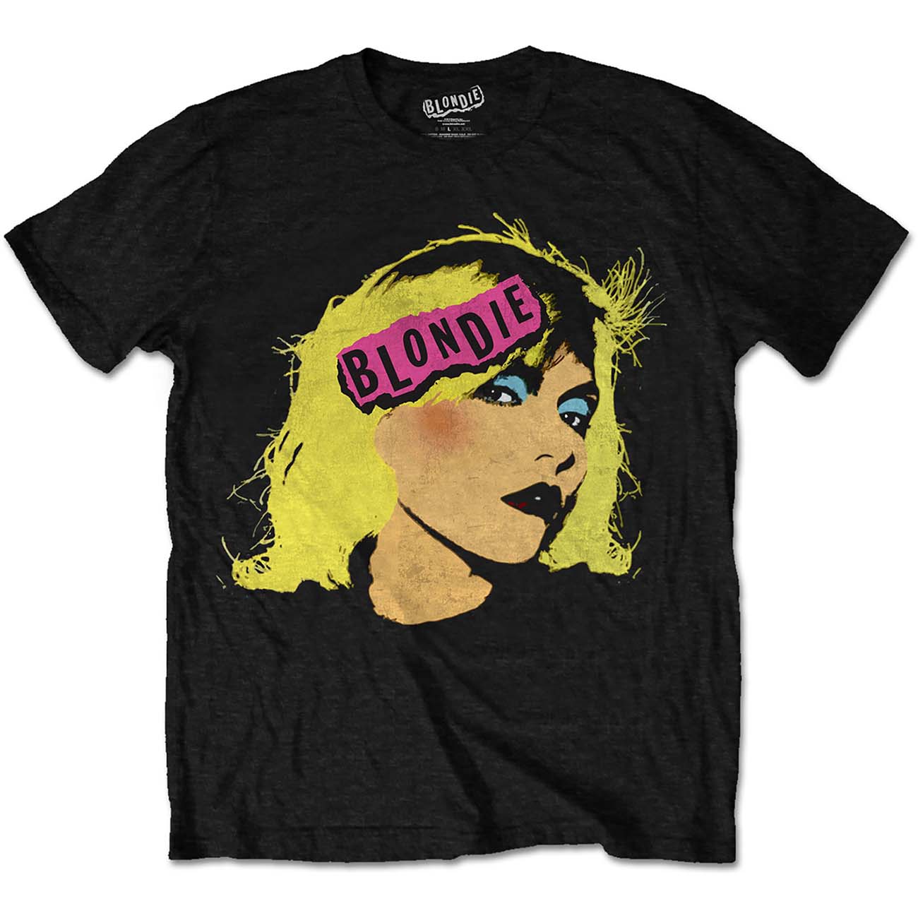 Blondie Punk Logo Mens T Shirt
