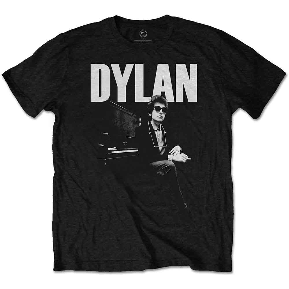 Bob Dylan At Piano Mens T Shirt
