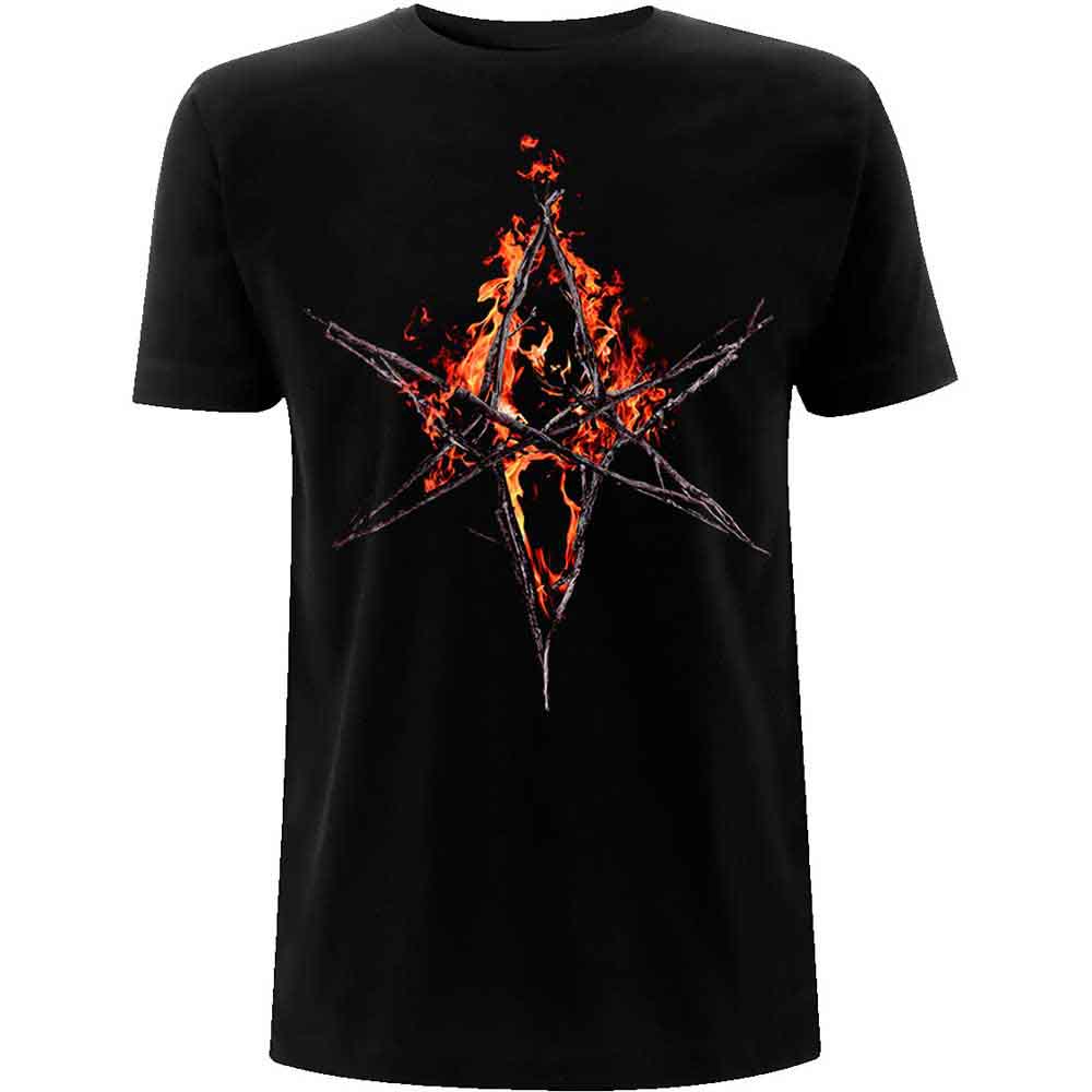 Bring Me The Horizon Flaming Hex Mens T Shirt