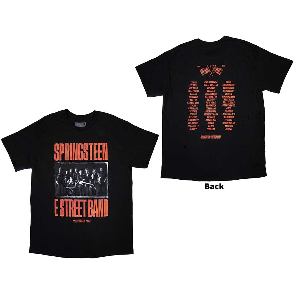 Bruce Springsteen Tour '23 Band Photo Mens T Shirt