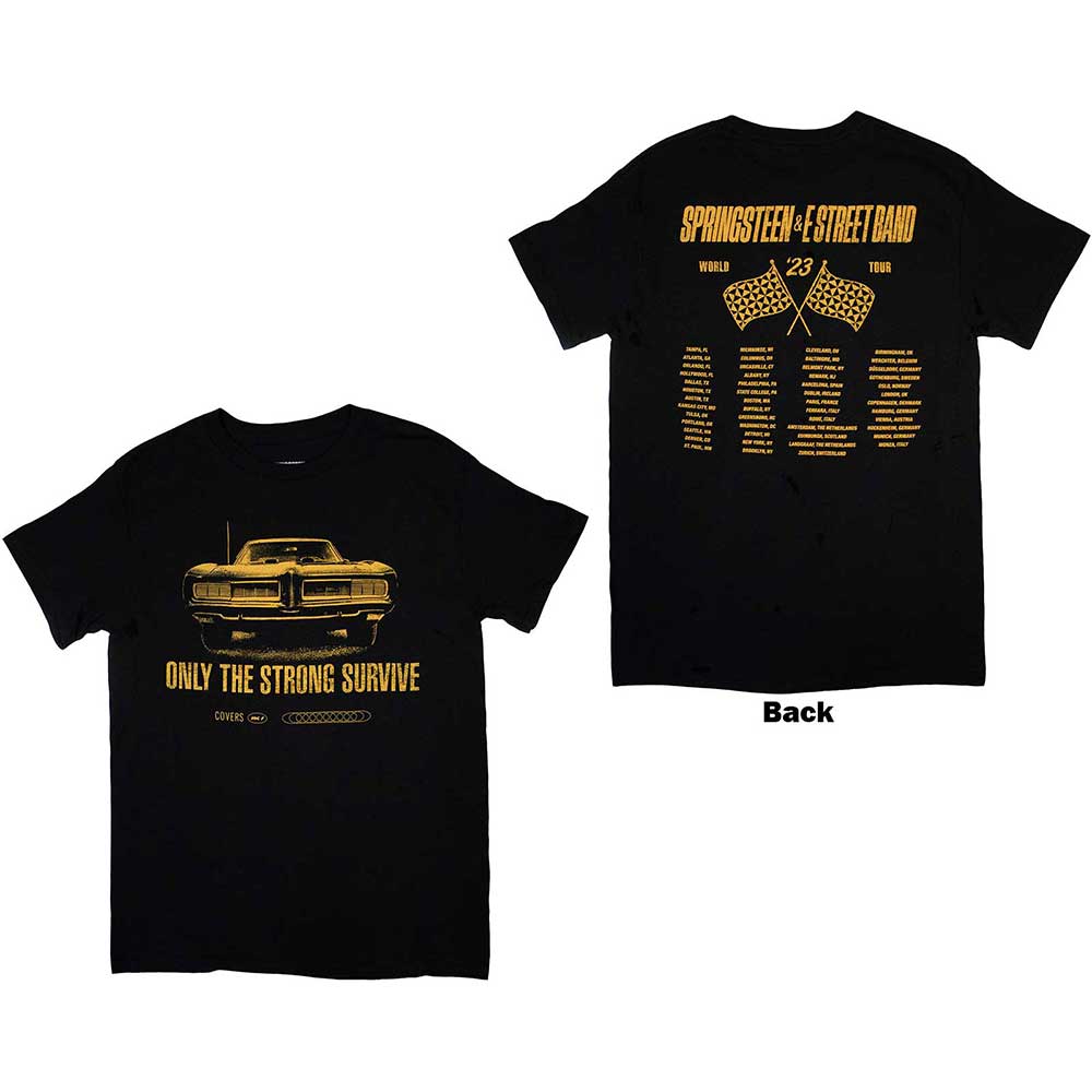 Bruce Springsteen Tour '23 Only The Strong Mens T Shirt