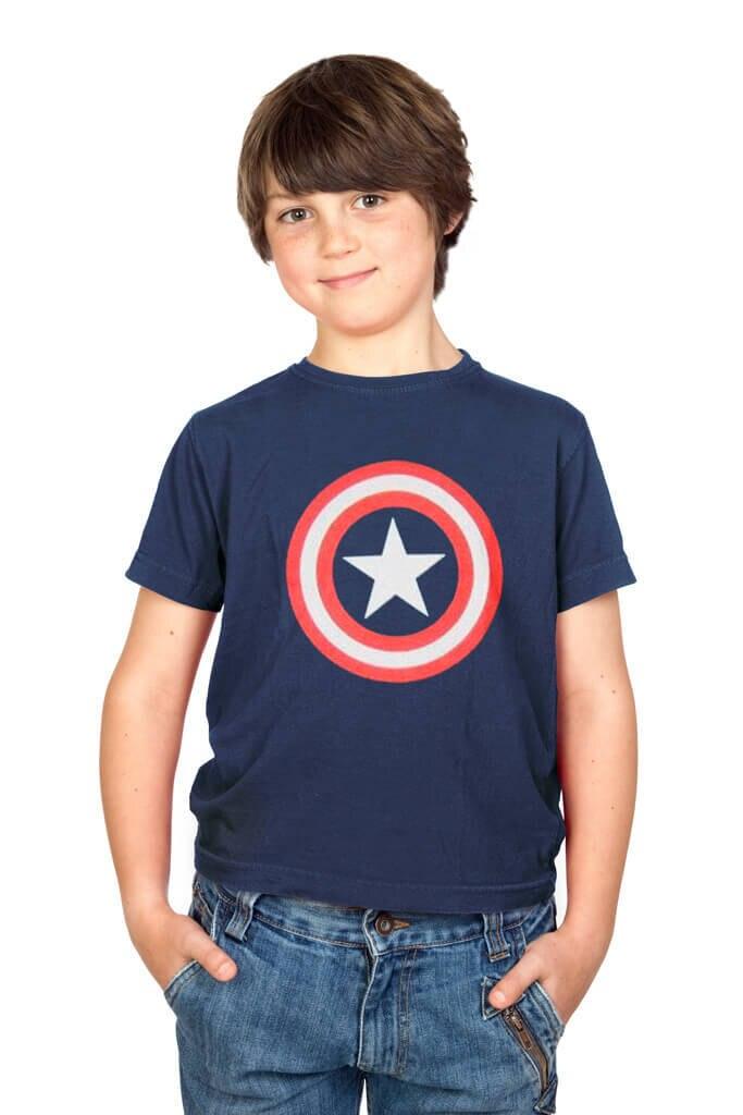 Captain America Star Logo Youth T Shirt