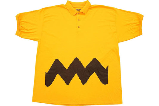 Charlie Brown Polo Button Up Costume T Shirt