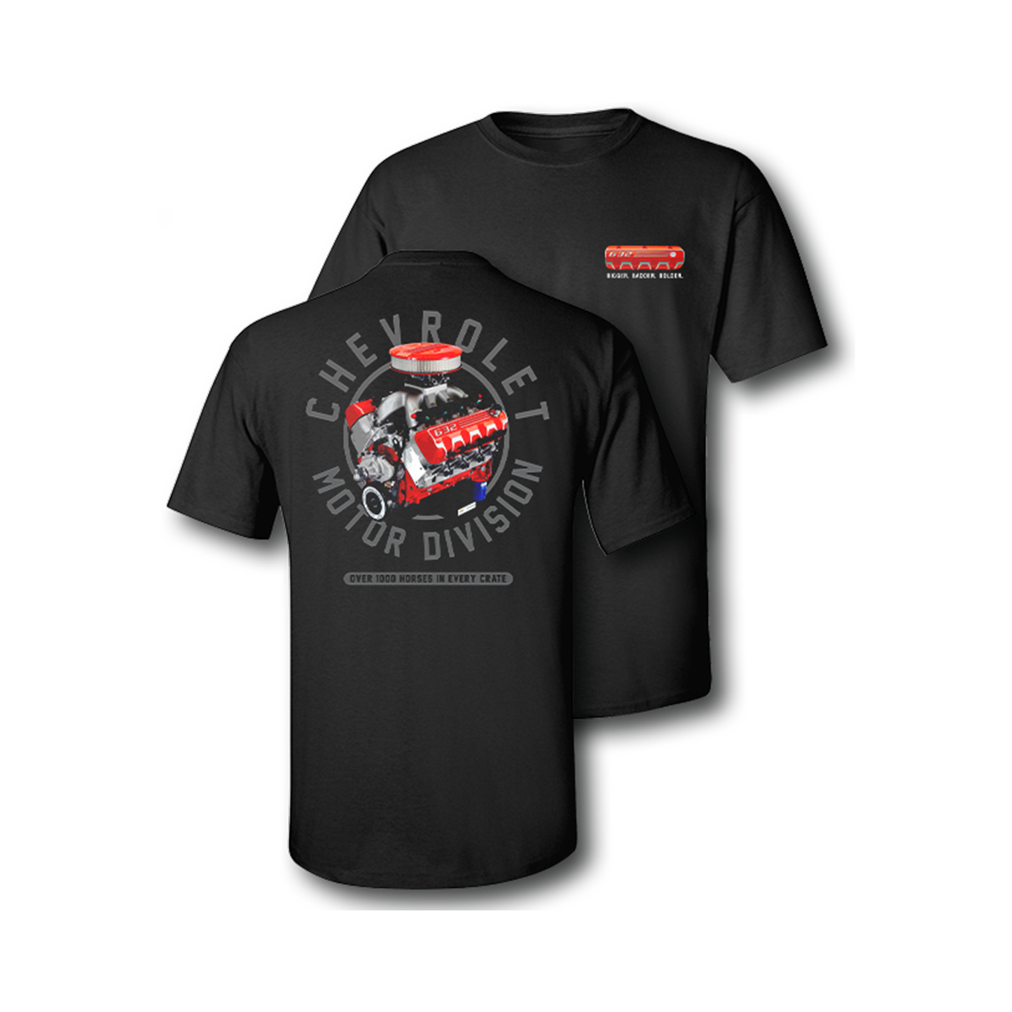 Chevrolet "632 Motor Division" Mens T Shirt Black