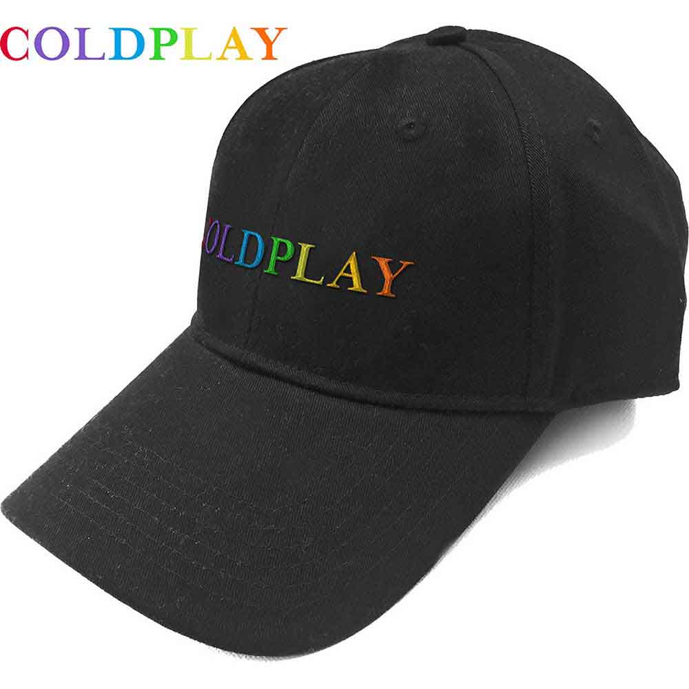 Coldplay Rainbow Logo Hat Black