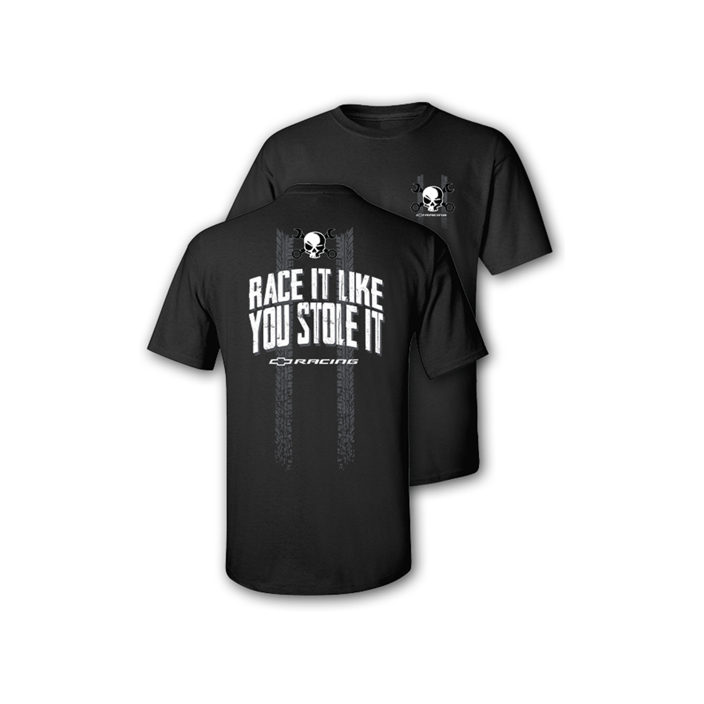Mr. Crosswrench "Race It Like You Stole It" Mens T Shirt Black