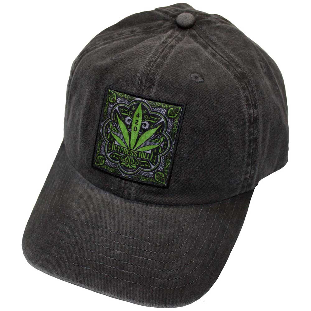 Cypress Hill 420 Leaf Hat Grey