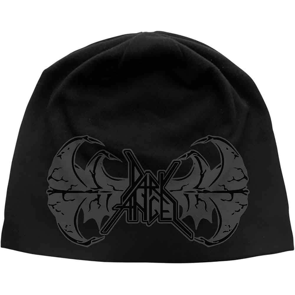 Dark Angel Winged Logo Beanie Hat Black