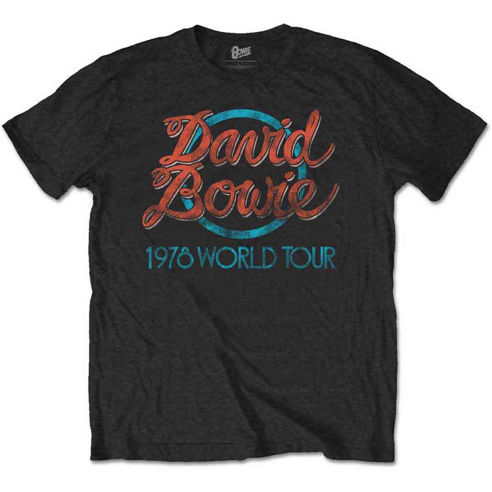 David Bowie 1978 World Tour Mens T Shirt