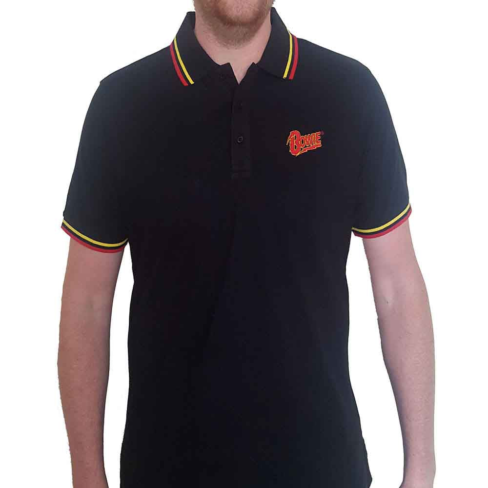 David Bowie Flash Logo Polo Shirt