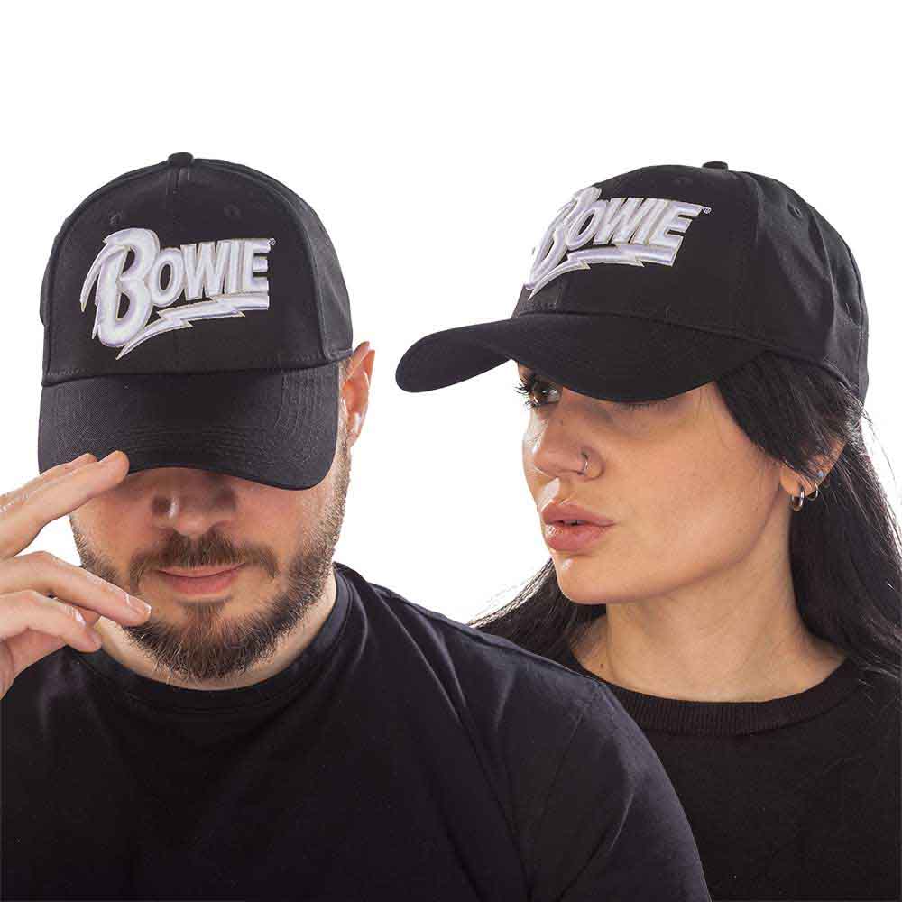 David Bowie Flash Logo Hat Black