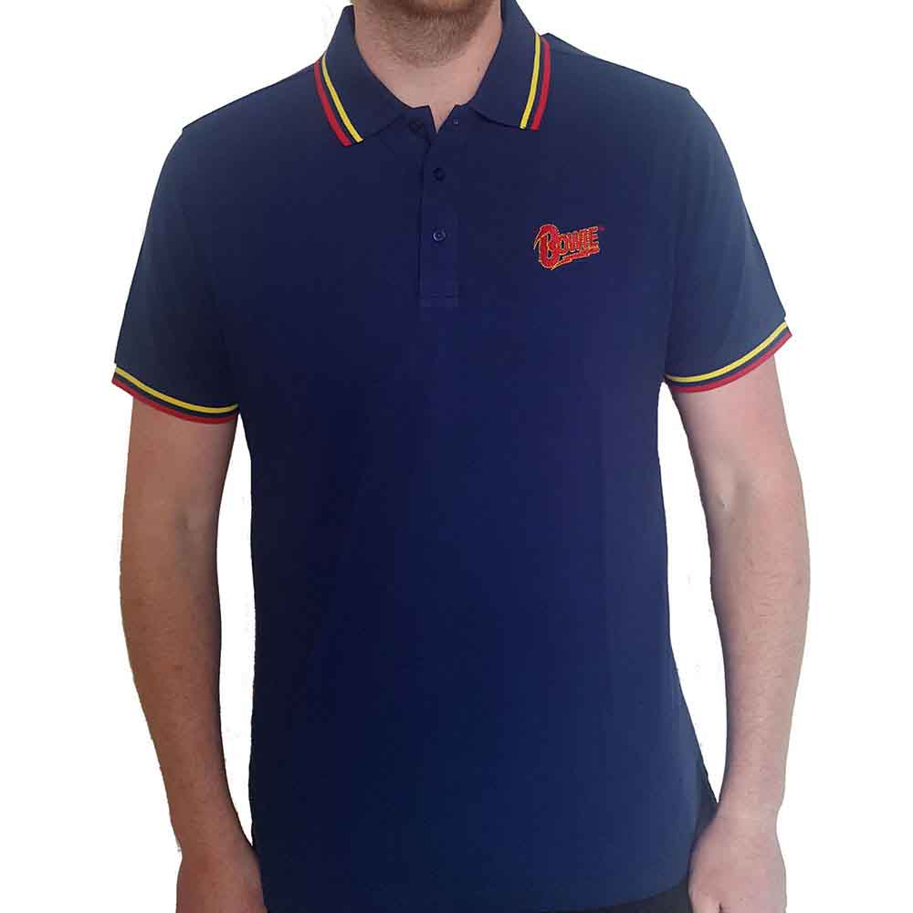 David Bowie Flash Logo Polo Shirt