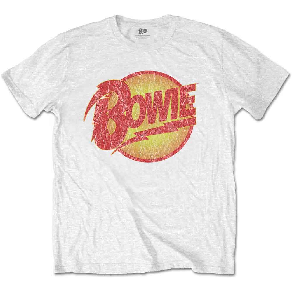 David Bowie Vintage Diamond Dogs Logo Mens T Shirt