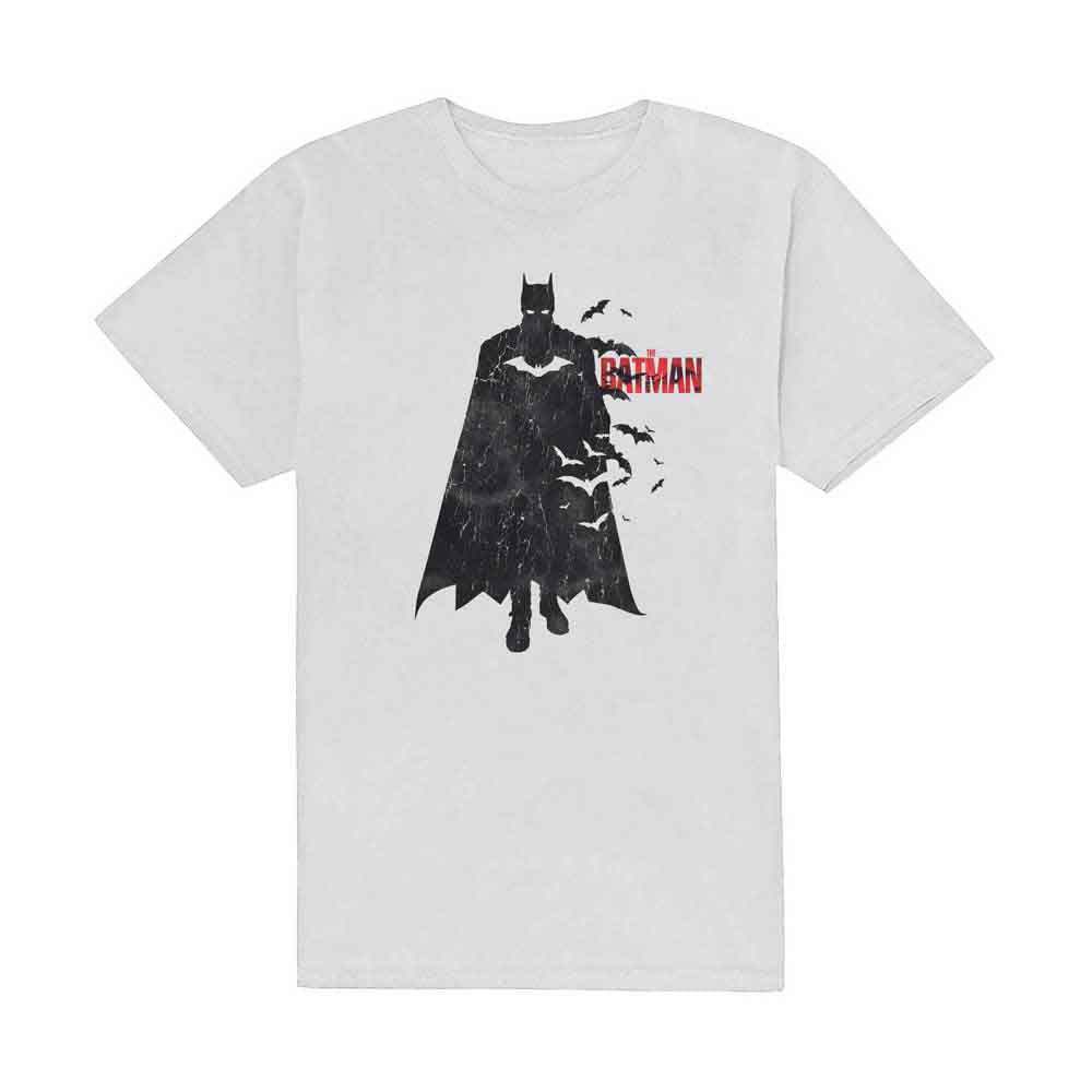 DC Comics The Batman Distressed Figure Mens T Shirt
