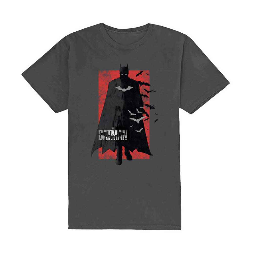 DC Comics The Batman Distressed Logo Mens T Shirt