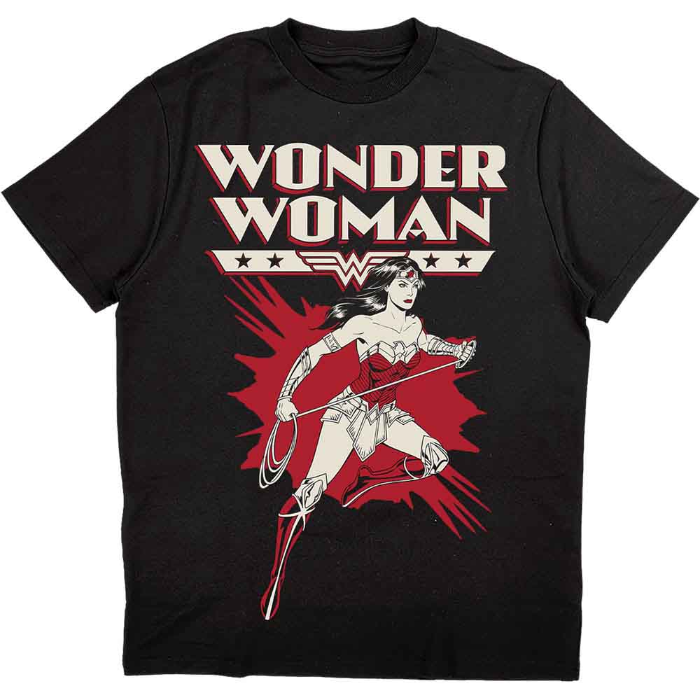 DC Comics Wonder Woman Explosion Mens T Shirt