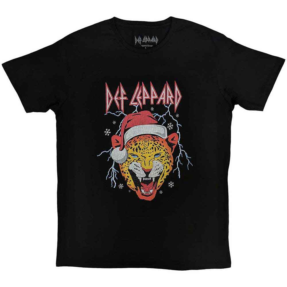 Def Leppard Holiday Leppard Mens T Shirt