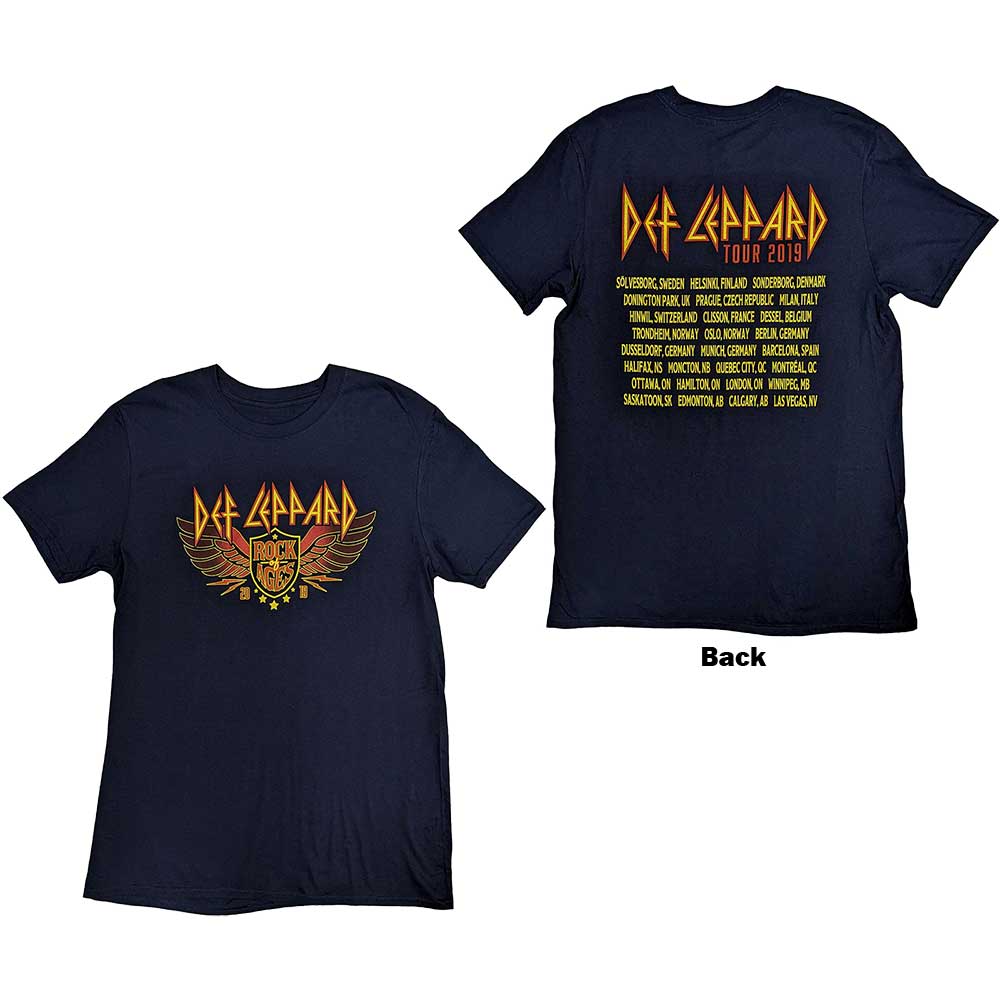 Def Leppard Rock Of Ages Tour 2019 Mens T Shirt
