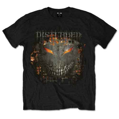 Disturbed Fire Behind Mens T Shirt