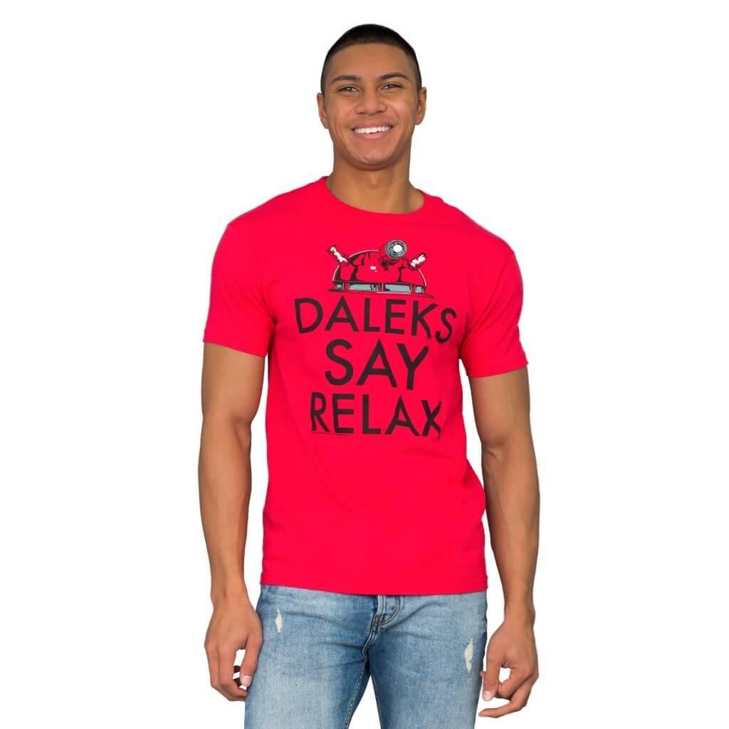 Doctor Who Daleks Say Relax T Shirt