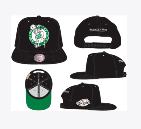 Boston Celtics - NBA Top Spot Snapback Black Hat