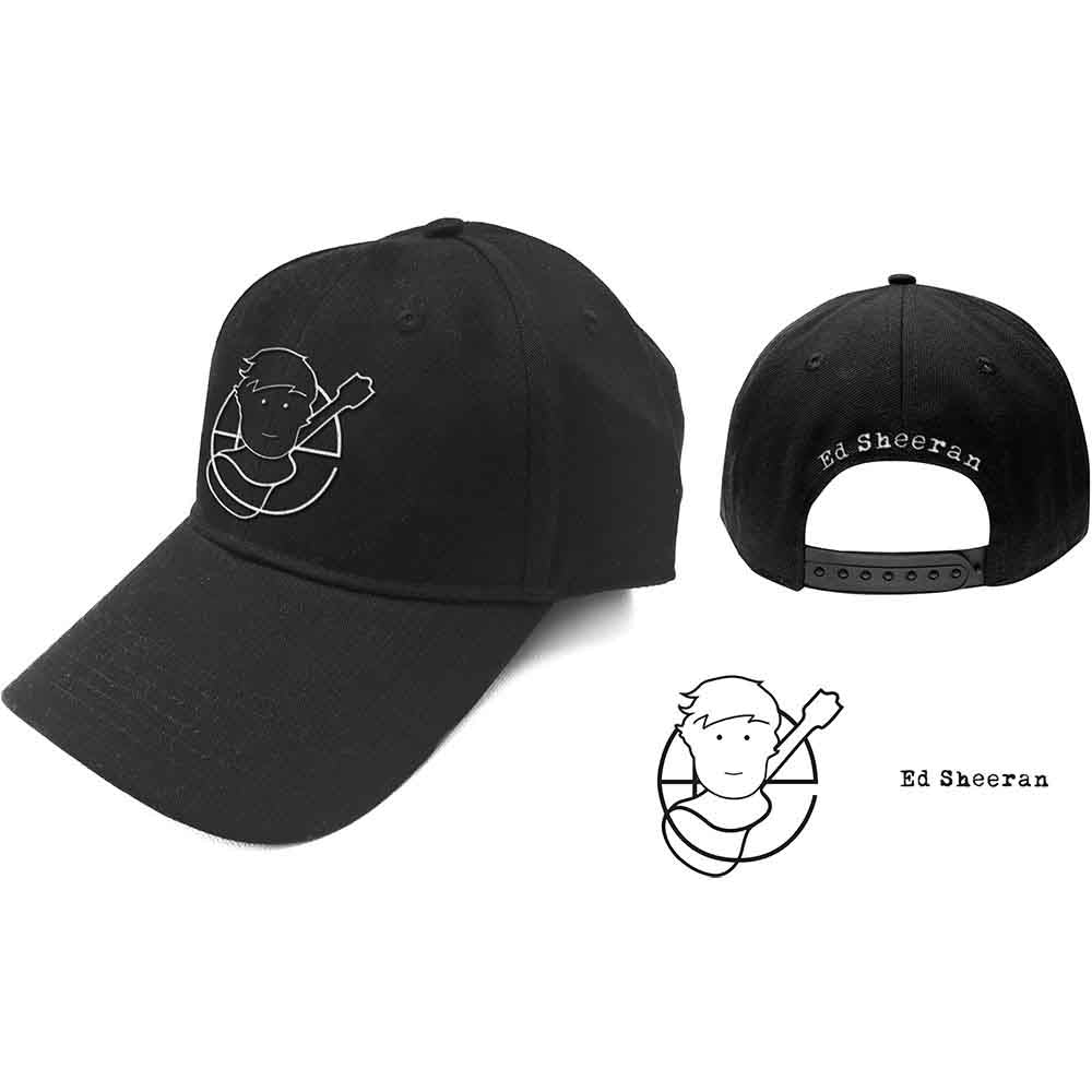 Ed Sheeran Pictogram Hat Black