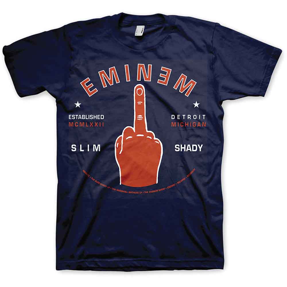 Eminem Detroit Finger Mens T Shirt