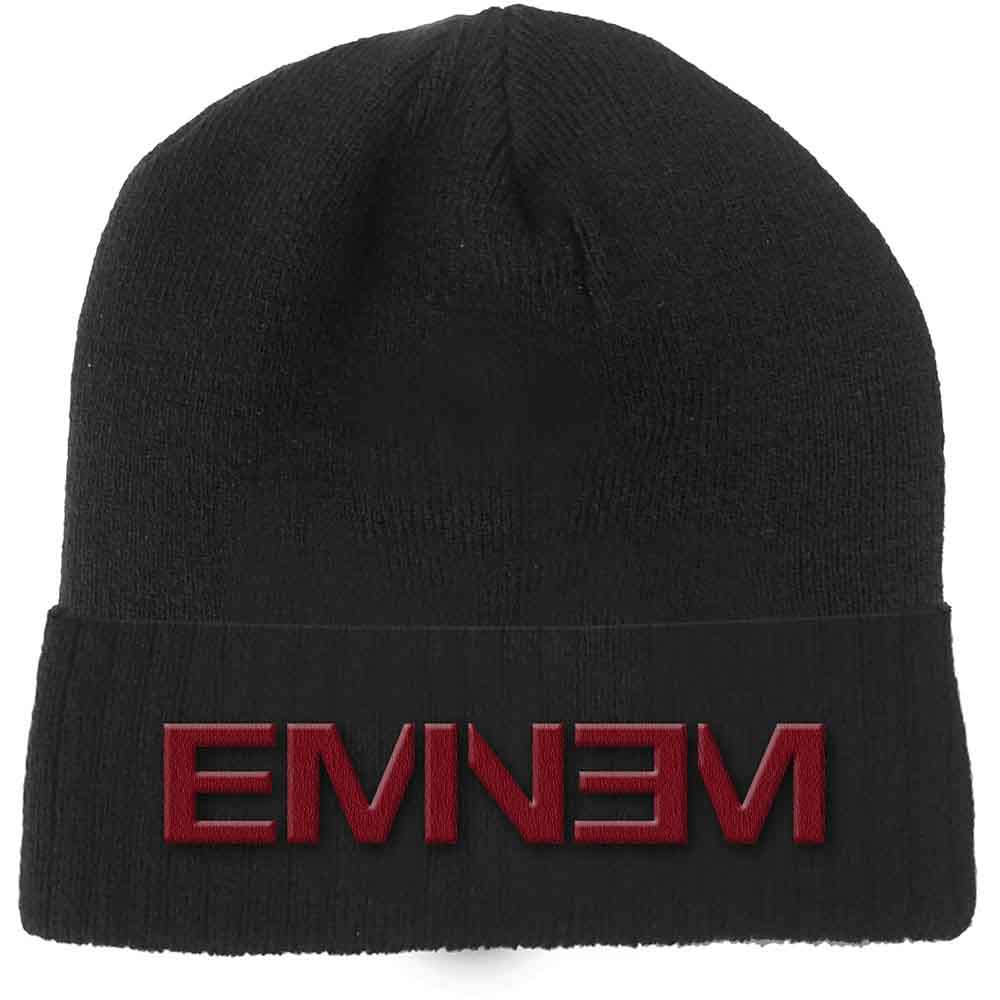 Eminem Logo Beanie Hat Black