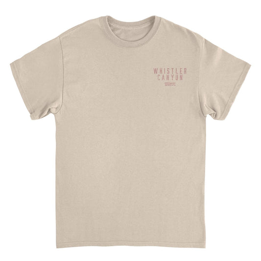 Snowboarding Whistler Light Front & Back Print Mens T Shirt