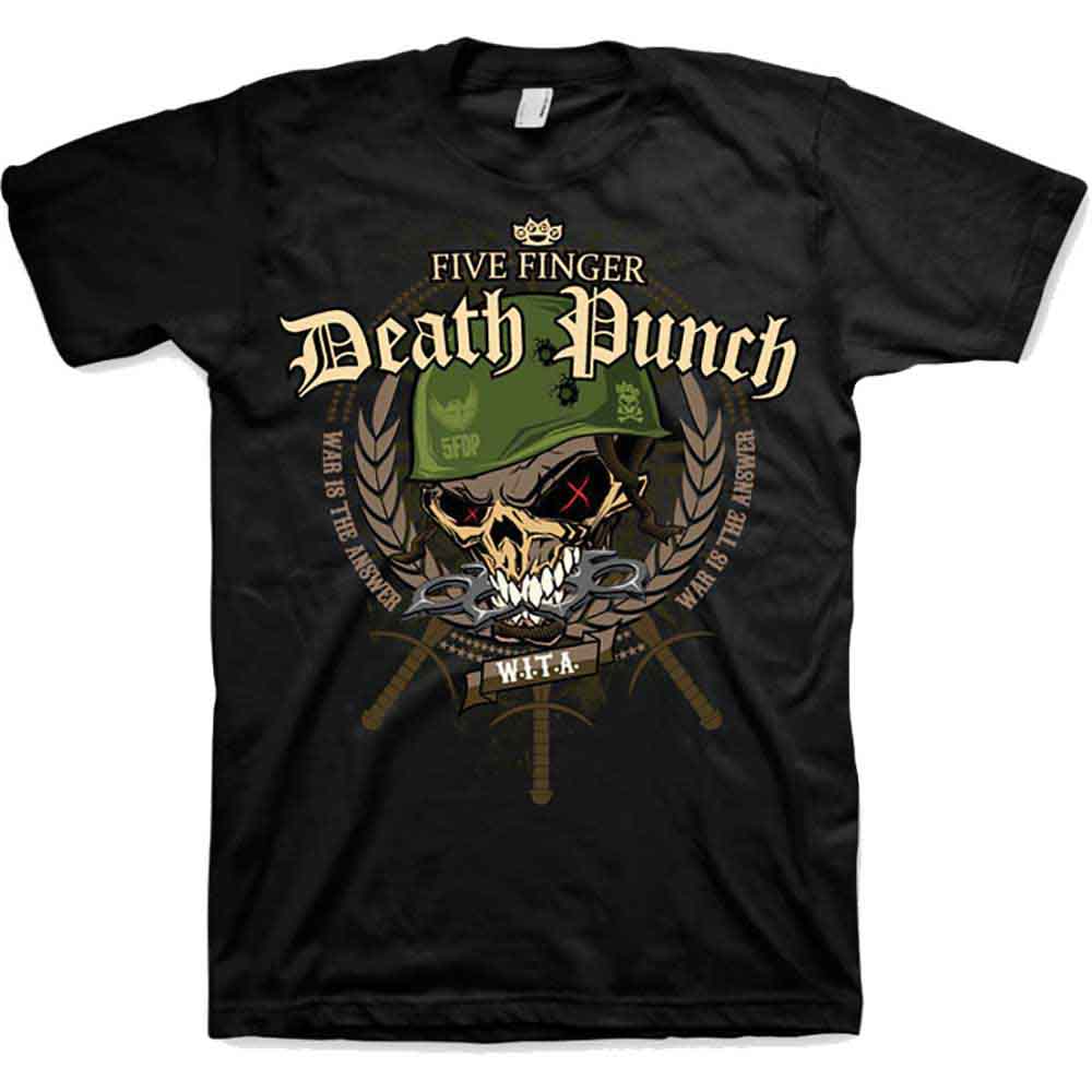 Five Finger Death Punch War Head Mens T Shirt
