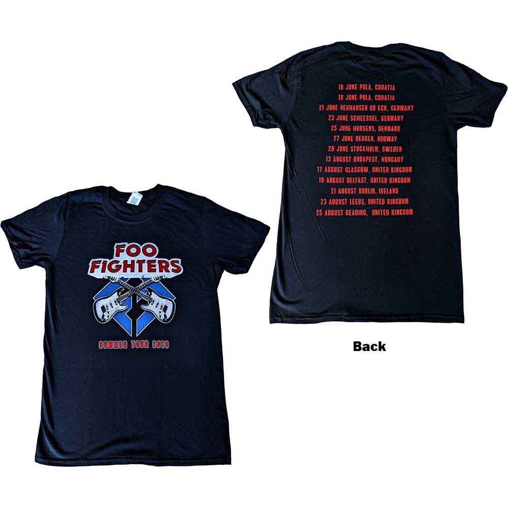 Foo Fighters Concrete & Gold 2019 European Tour Mens T Shirt