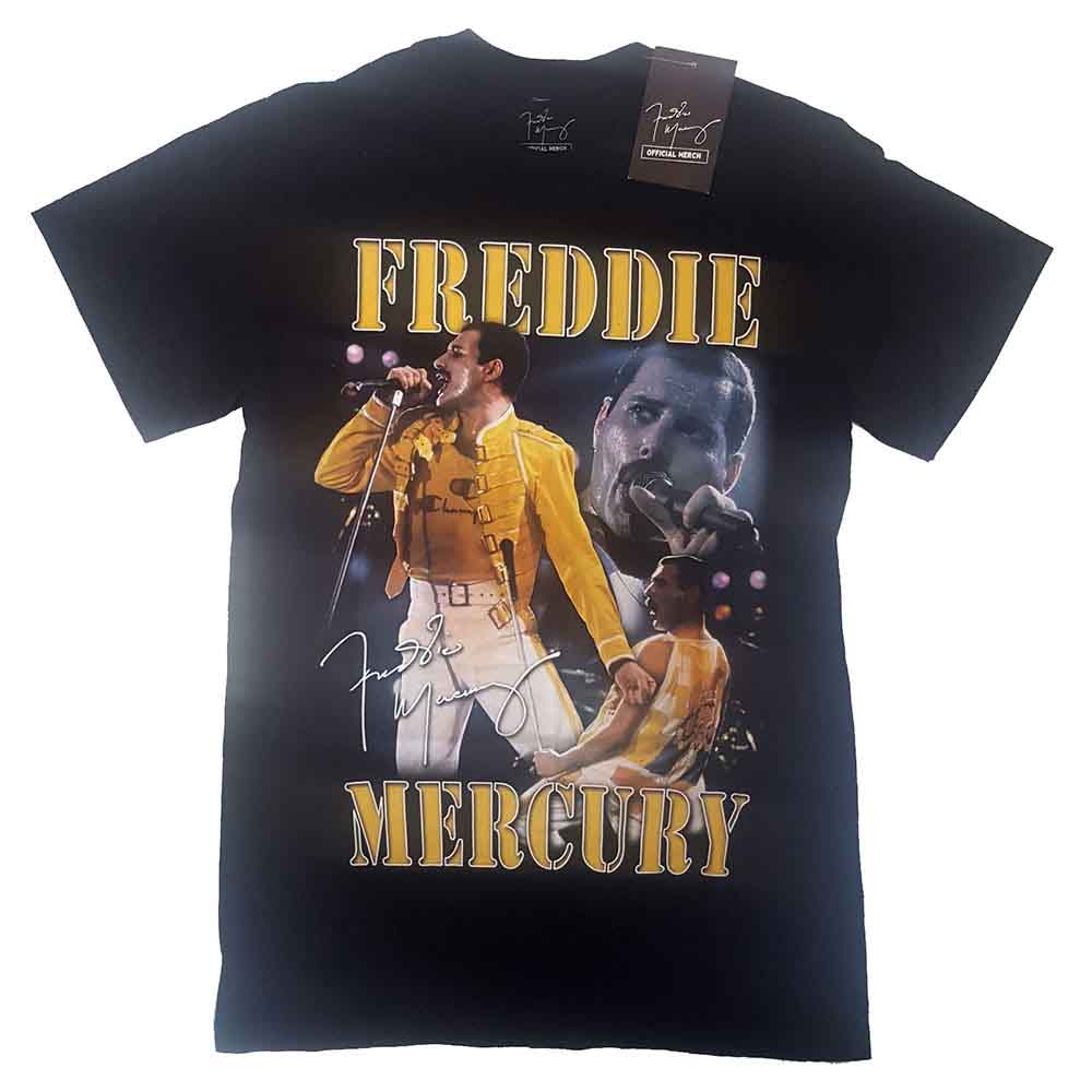 Freddie Mercury Live Homage Mens T Shirt