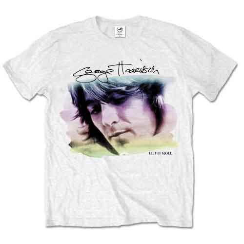 George Harrison Water Colour Portrait Mens T Shirt