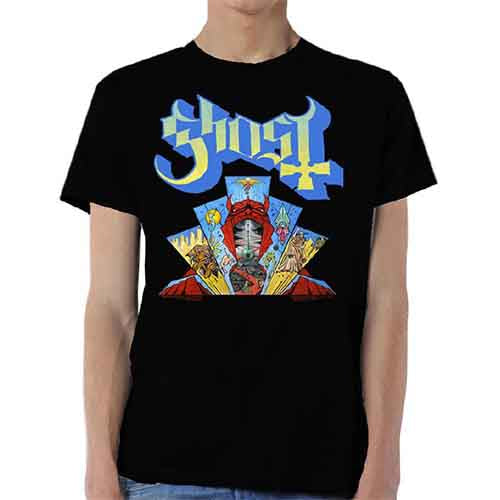 Ghost Devil Window Mens T Shirt