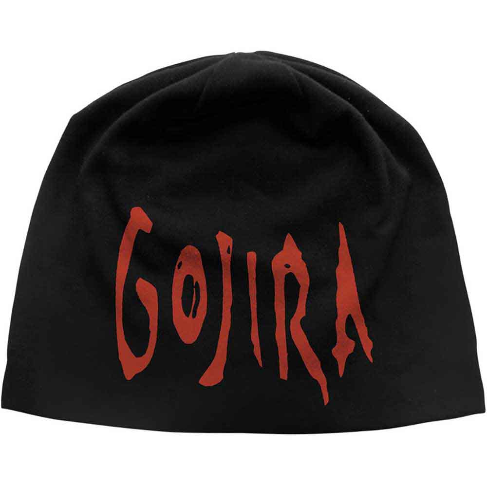 Gojira Logo JD Print Beanie Hat Black
