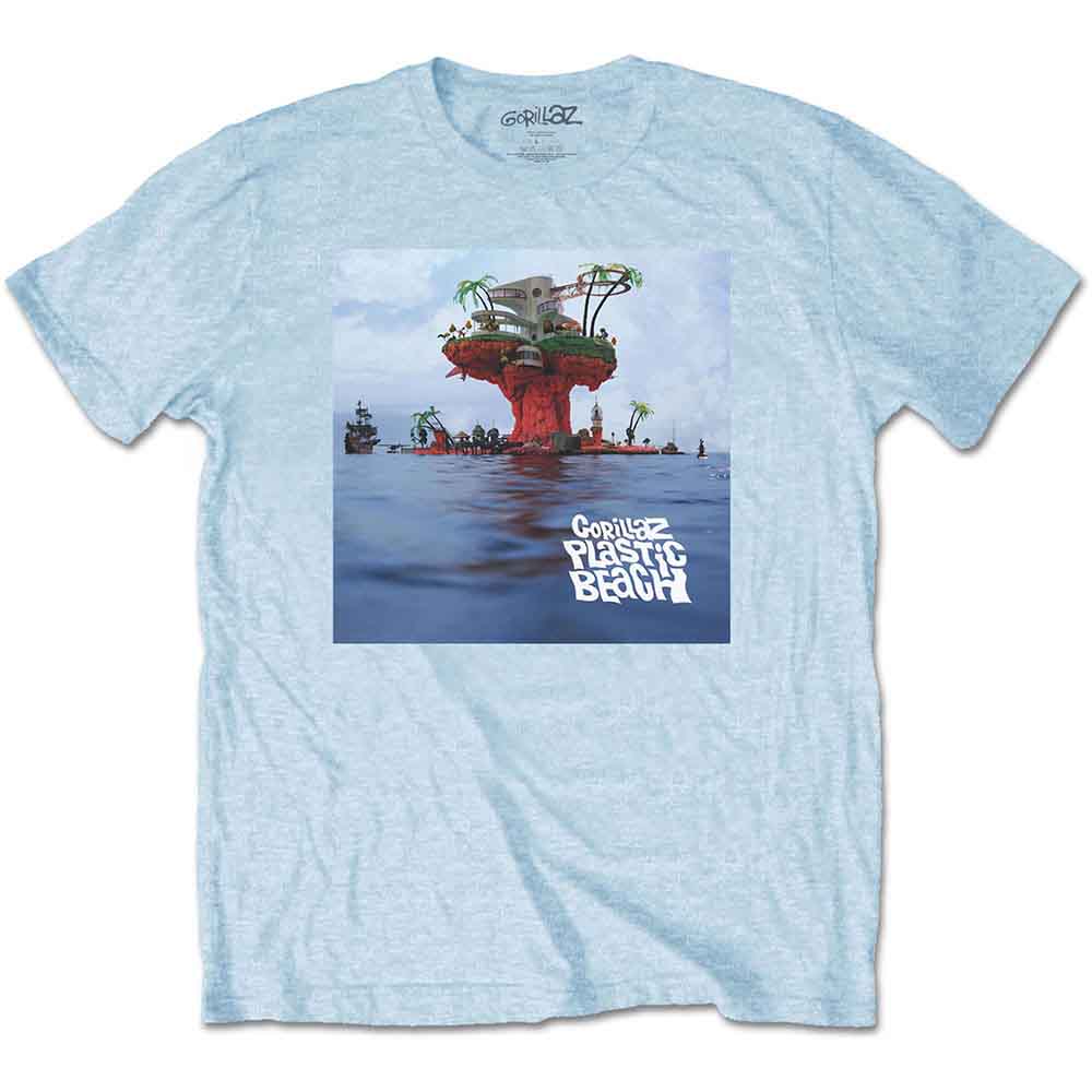 Gorillaz Plastic Beach Mens T Shirt