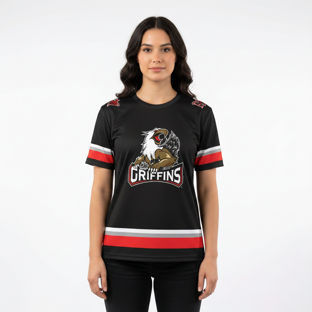 Grand Rapids Griffins AHL Licensed Replica Jersey Performance T-Shirt