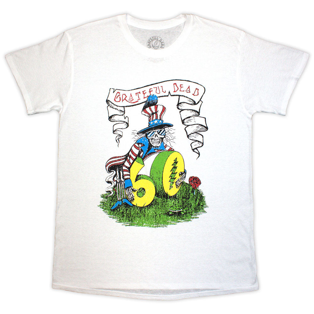 Grateful Dead 60th Rose Pose Mens T Shirt