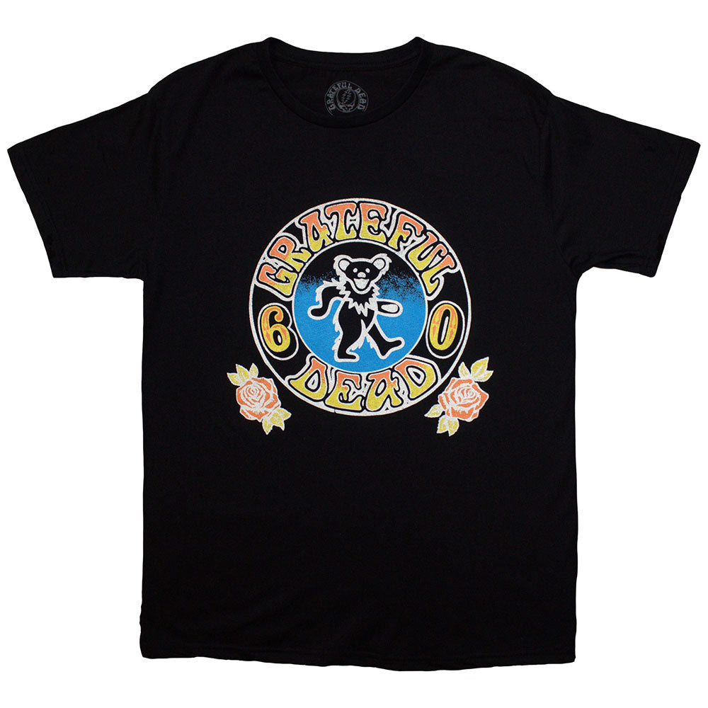 Grateful Dead Bear Roses Mens T Shirt