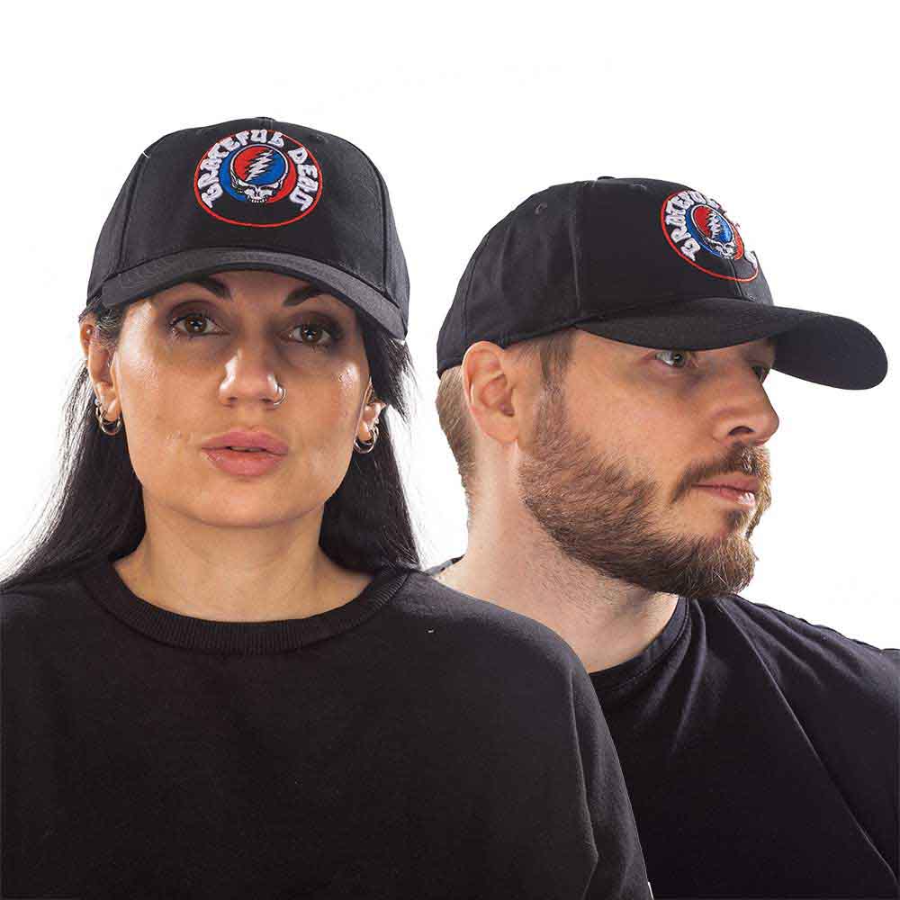 Grateful Dead Steal Your Face Logo Hat Black