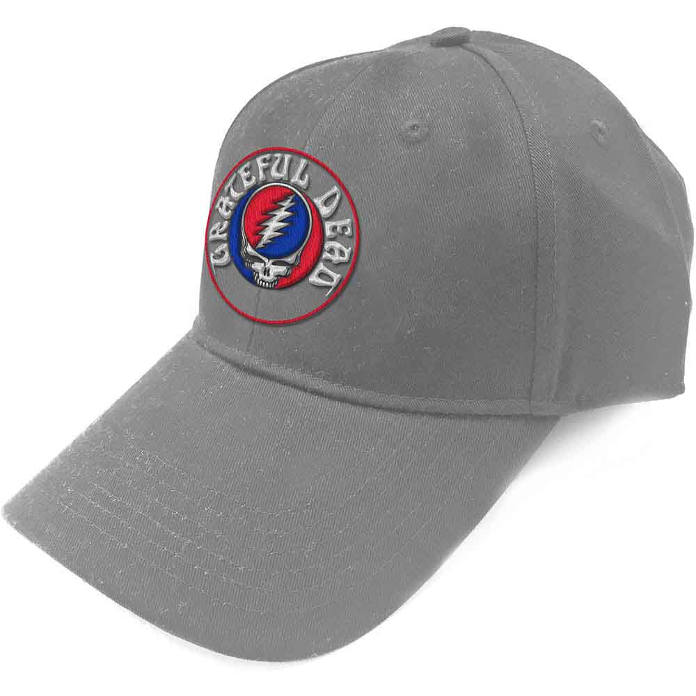 Grateful Dead Steal Your Face Logo Hat Grey