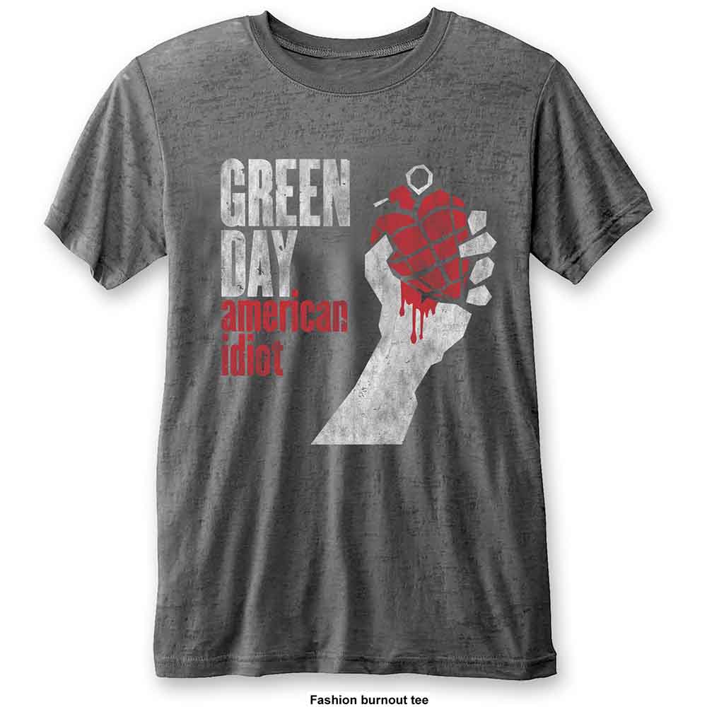 Green Day American Idiot Vintage Mens T Shirt