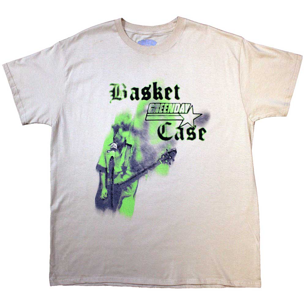 Green Day Basket Case Mic Stand Mens T Shirt