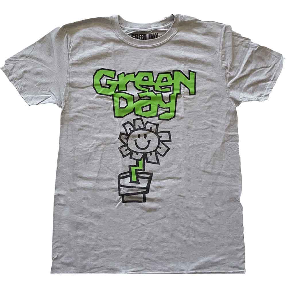 Green Day Flower Pot Mens T Shirt
